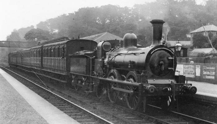 NBR No 329 0-4-2 at Melrose station