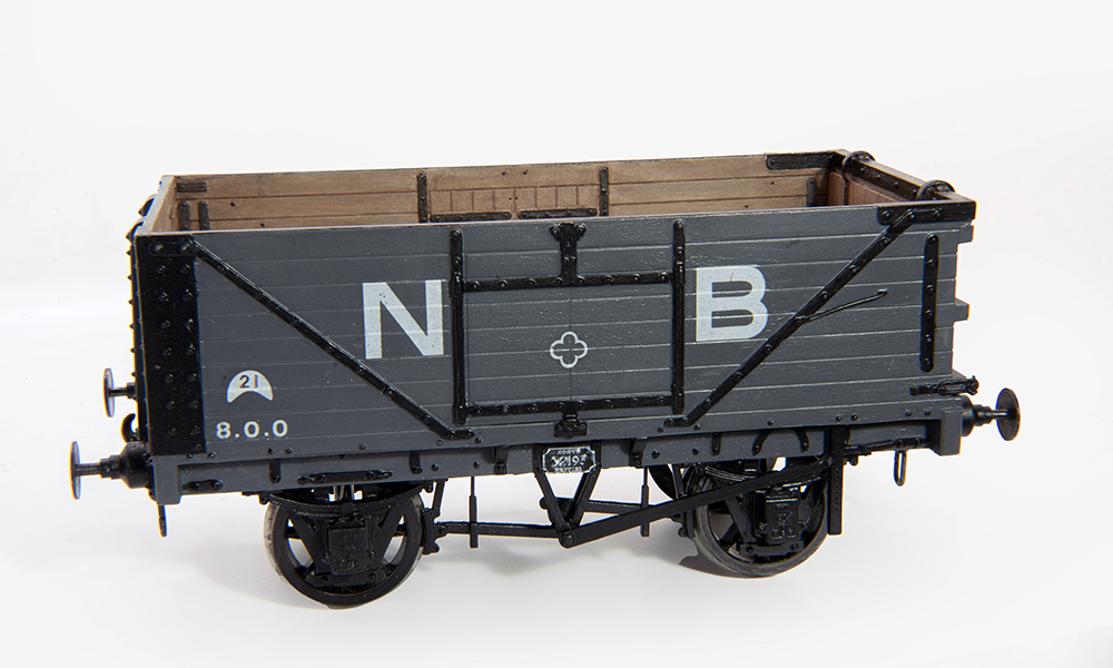 Wagons assembled by Ian Terrell. Buffers and couplings upgraded with additional parts sourced from Scottish Wagon Works. Photographs by J. Gourlay