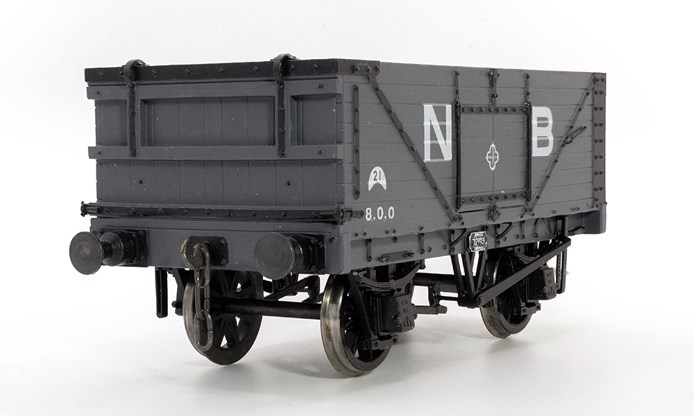 Wagons assembled by Ian Terrell. Buffers and couplings upgraded with additional parts sourced from Scottish Wagon Works. Photographs by J. Gourlay